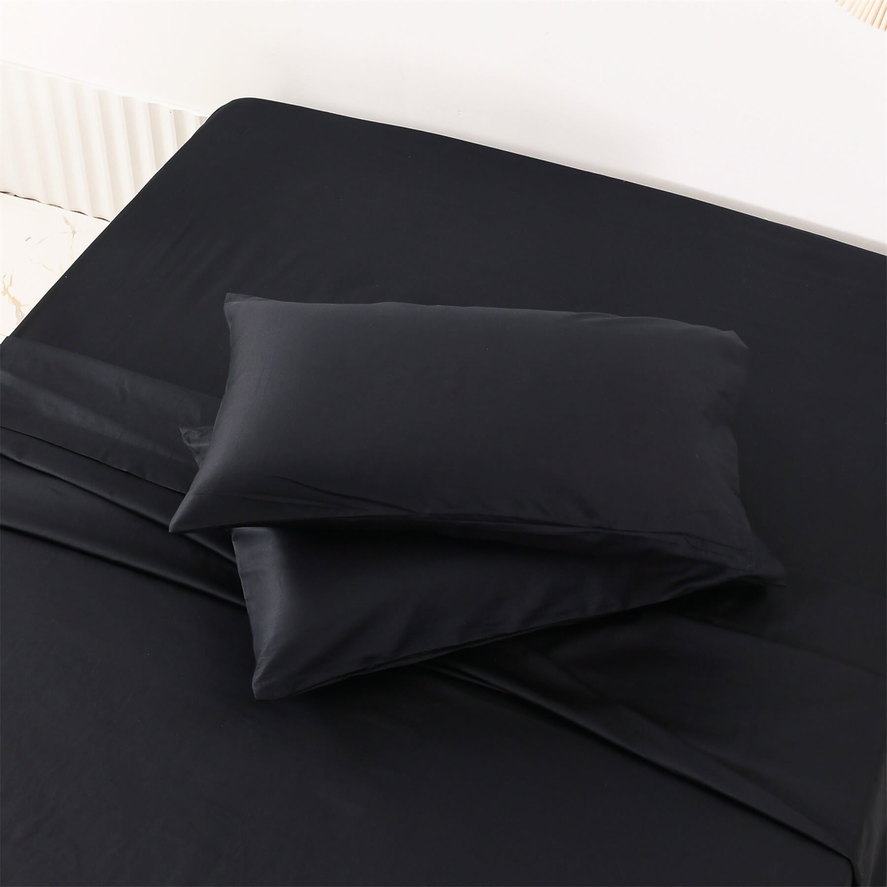 Black Sheets Set - TanNicoor