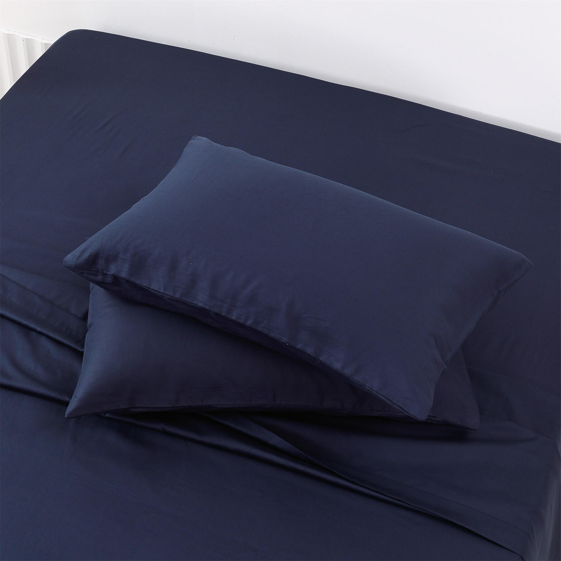 Navy Blue Sheets Set - TanNicoor