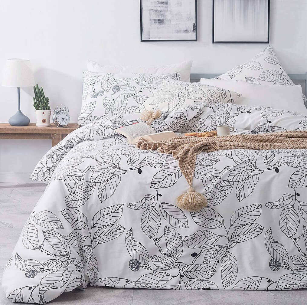 Leaves Duvet Cover Set - TanNicoor